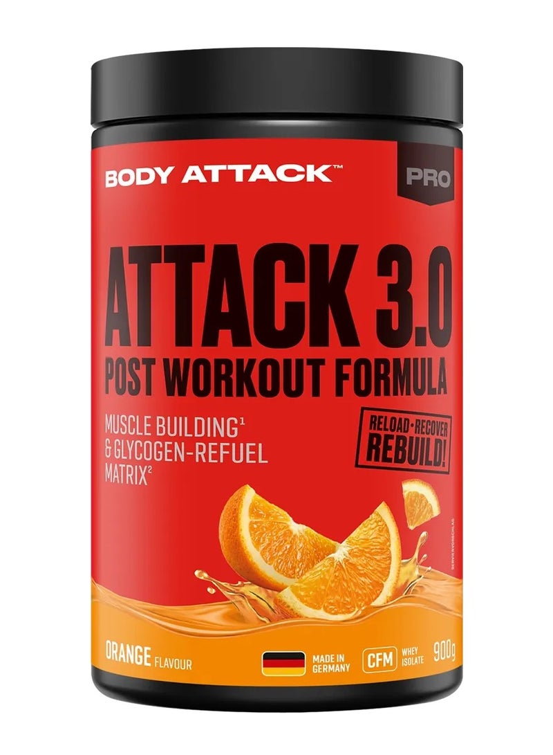 Post Attack 3.0 Post-Workout Formula 900g - Orange