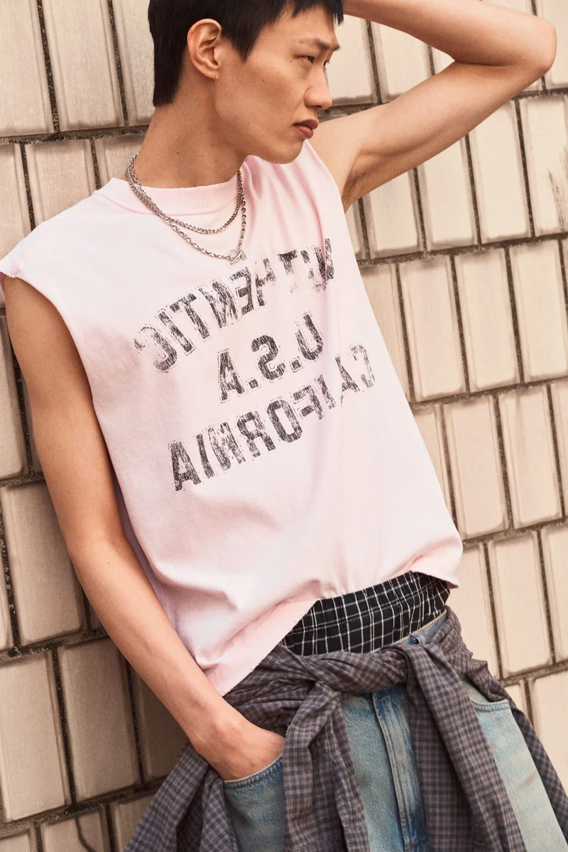 H&M  Oversized Fit Vest top for Men | Best Price UAE