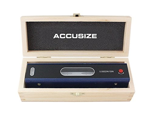 Accusize Industrial Tools 8'' Master Precision Level in Fitted Box, Accuracy: 0.0002''/10'', S908-C685 - Image 2