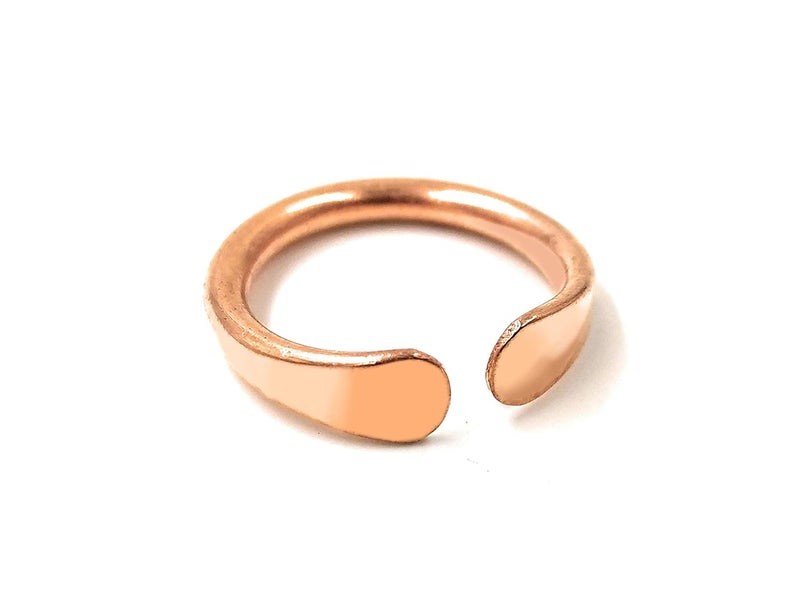 SHINDE EXPORTS Designing Pure Copper magnetic ring for men and women 8mm - Image 1