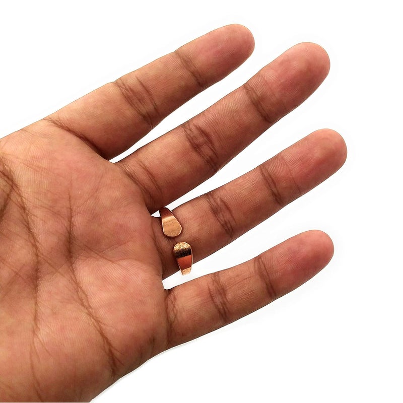 SHINDE EXPORTS Designing Pure Copper magnetic ring for men and women 8mm - Image 3