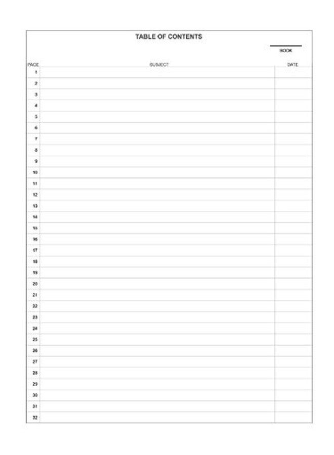 BookFactory Lab Notebook - 96 Pages (.25'' Grid Format), 8'' x 10'', Red Cover, Section Sewn Hardbound Laboratory Notebook (Made in USA) - Image 4