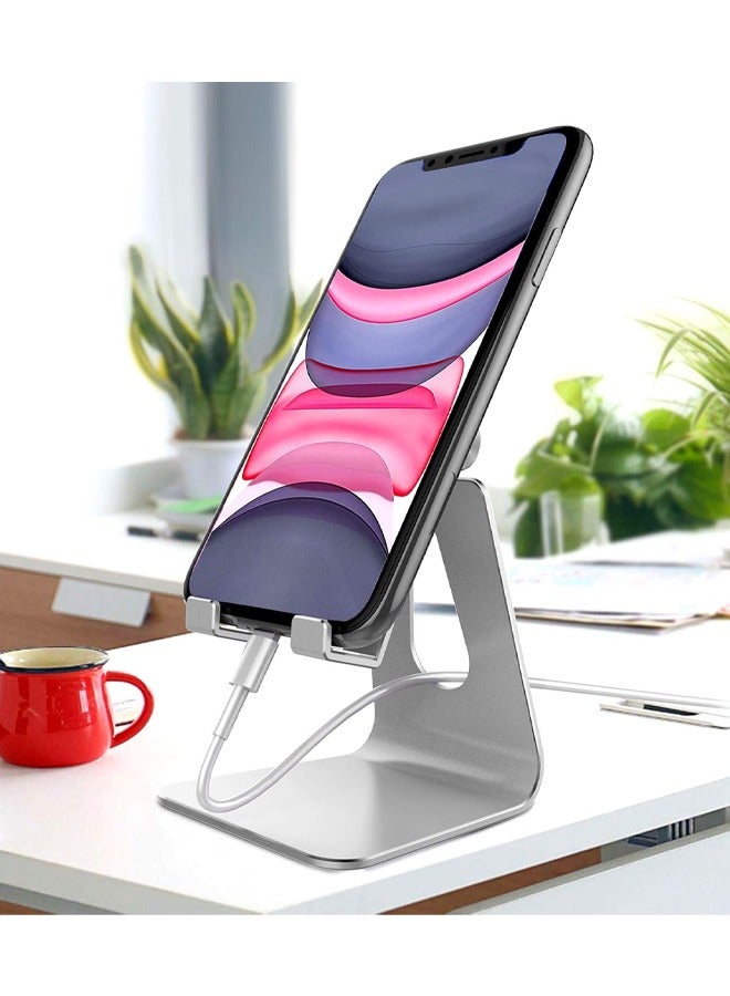 Cell Phone Stand for Desk- Adjustable Phone Stand Holder, Cradle, Dock, Desktop Stand for iPhone 16, 15, 14, Plus, Pro, Pro Max, 13 12 X XS - Image 3