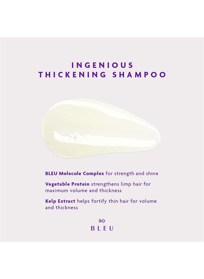R+Co BLEU Ingenious Thickening Shampoo | Instant Body + Volume + Bounce | Vegan, Sustainable + Cruelty-Free | 8.5 Oz  - Image 3