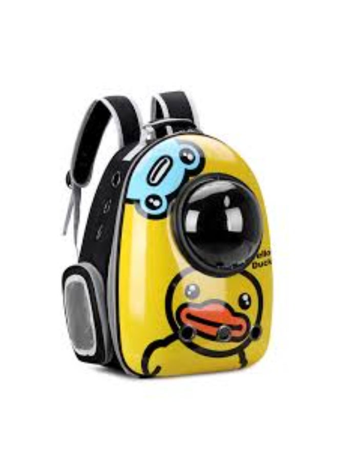 eBasket Stylish backpack for pet travel and transport (cats, dogs) - Backpack - Cat backpack with 9 ventilation holes - Image 1