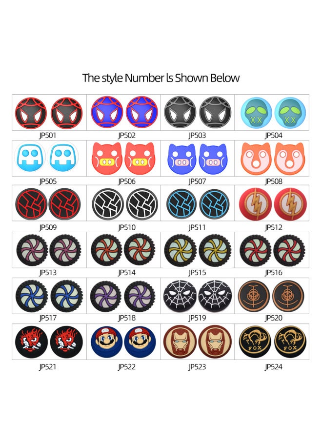 PS5 Handle Rocker Cap NS PRO Rocker Xbox S/X Handle Rocker Cap PSP Handle Rocker Button Cap-Product Color:Half Face  - Image 3