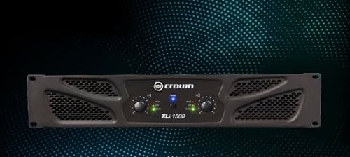 Crown XLi1500 Two-channel, 900-Watt Bridged 8Ω Power Amplifier. Professional DJ, PA, Stage Amp. Black - Image 3
