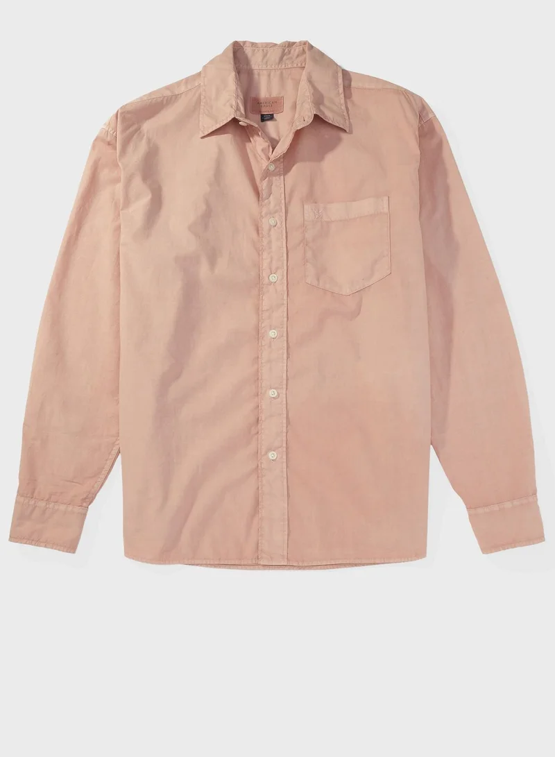 امريكان ايجل Front Pocket Relaxed Fit Shirt