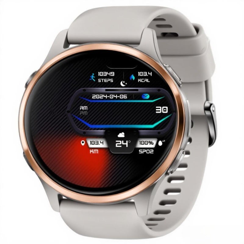 Smart Watch: Gold 2G+32G SC8541E Chip - 4G Global Call Fitness Tracker for Health Monitoring, Sports, Android & iOS Users - Image 1