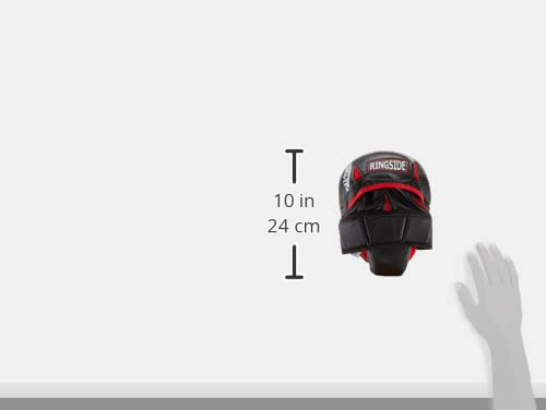 Ringside Pro Panther Boxing MMA Punch Mitt, One Size, Red/Black - Image 3