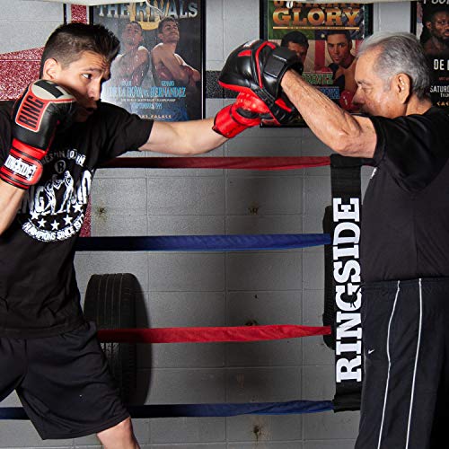 Ringside Pro Panther Boxing MMA Punch Mitt, One Size, Red/Black - Image 4