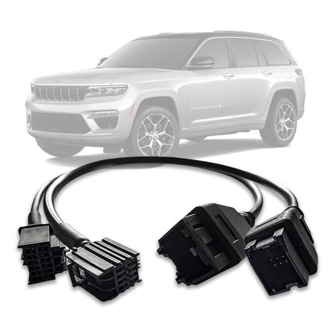 Sgw Extension Cable For Fca 12 8 Adapter Fit For Chrysler Car After 2018 Compatible With Jeep Gladiator 2020 Jeep Wrangler Jl 2018 Ram 1500 2019 Ram Trx 2021Black2 Pcs