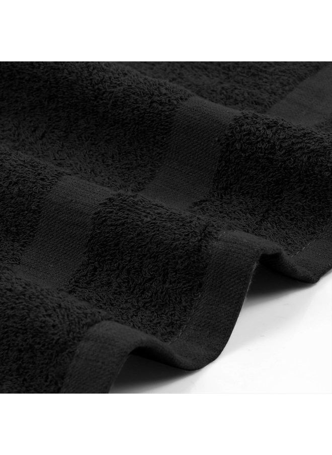 Utopia Towels - Salon Towel, Pack of 24 (Not Bleach Proof, 16 x 27 Inches) Highly Absorbent Cotton Towels for Hand, Gym, Beauty, Spa, and Home Hair Care, Black - Image 1