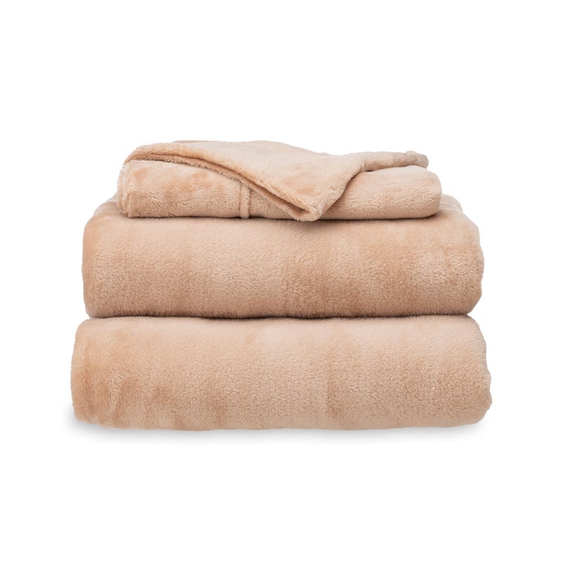 Berkshire Blanket Berkshire Blanket Classic VelvetLoft Warm Sheet Set  Twin Size Sheet Set  3 Piece Velvety Soft Heavyweight Flannel Bedding with Deep Pockcets (Twin)  - Image 1