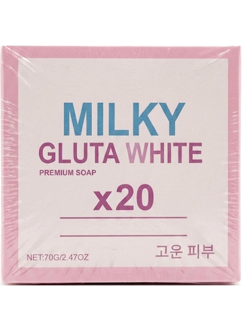 MILKY GLUTA WHITE PREMUM SOAP 70G - Image 1