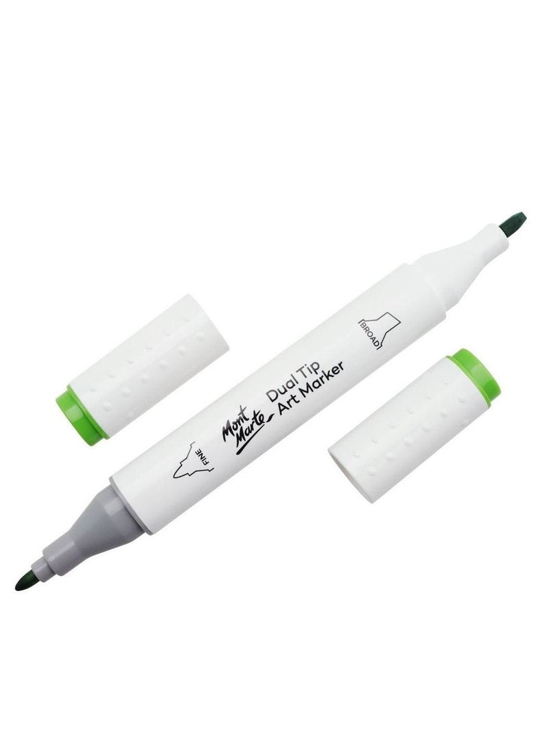 Mont Marte Dual Tip  Premium Art Marker Vivid Green - Image 1