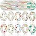 Panelee 30 Pcs 10 Styles Adhesive Patches Compatible with Dexcom Sweatproof Colorful Sensor Floral Adhesive Tape with Split Backing Continuous Glucose Monitor Protection G6394 x 276 Inches - Image 1