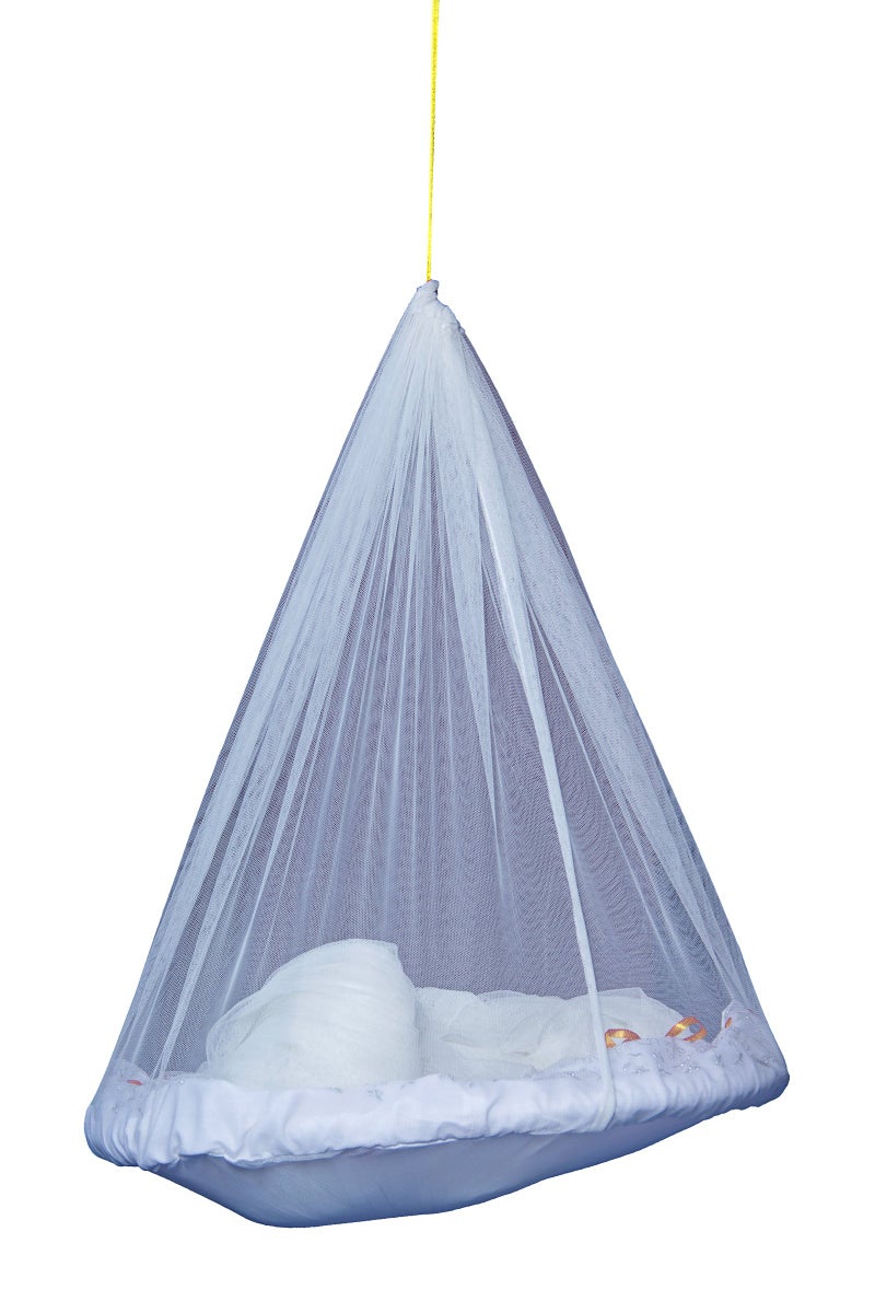 Creative Textiles Ceiling Hanging Mosquito Net I Machardani for Double Bed King Size I Polyster Canopy Circular Curtain for Bedroom I Keeps Away Insects and Flies - Multi - Image 2