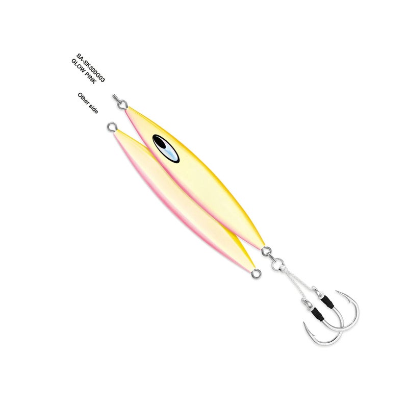 Daiwa Saltiga SK Jig Saltwater Vertical Speed Jigging Lure CenterBalanced Design for Fast Drop Multiple Weights Colors Ideal for Tuna Amberjack Grouper - Image 2