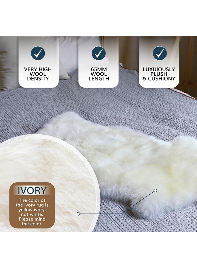 WaySoft Authentic New Zealand Sheepskin Area Rug, Versatile Fluffy Wool Cover in Multiple Sizes, Perfect for Bedrooms, Living Rooms, Chair Covers, or Motorcycle Seats - Image 3