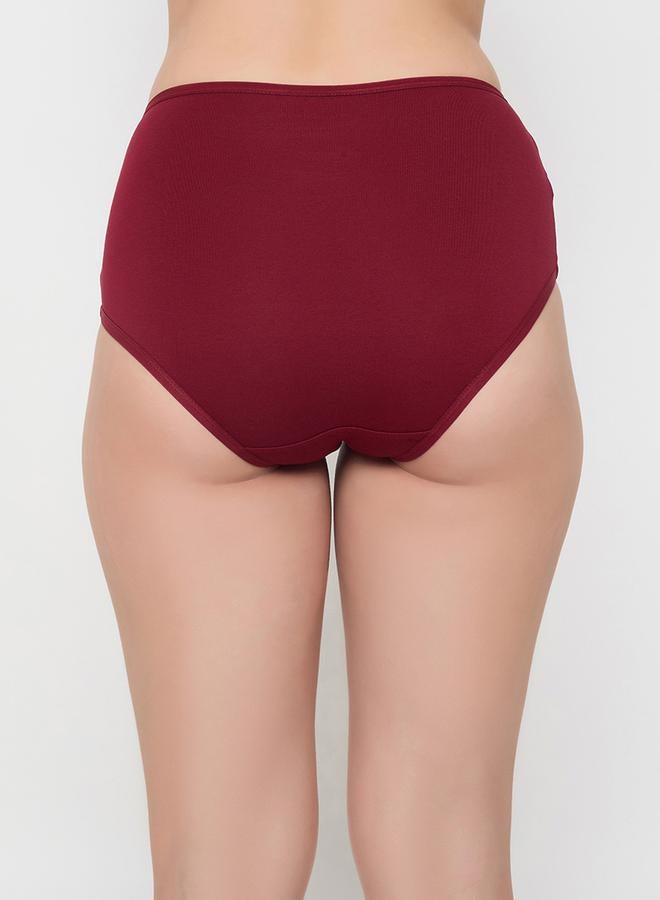 Clovia Clovia Women Pack of 3 Plain High Waist Hipster Briefs  - Image 3