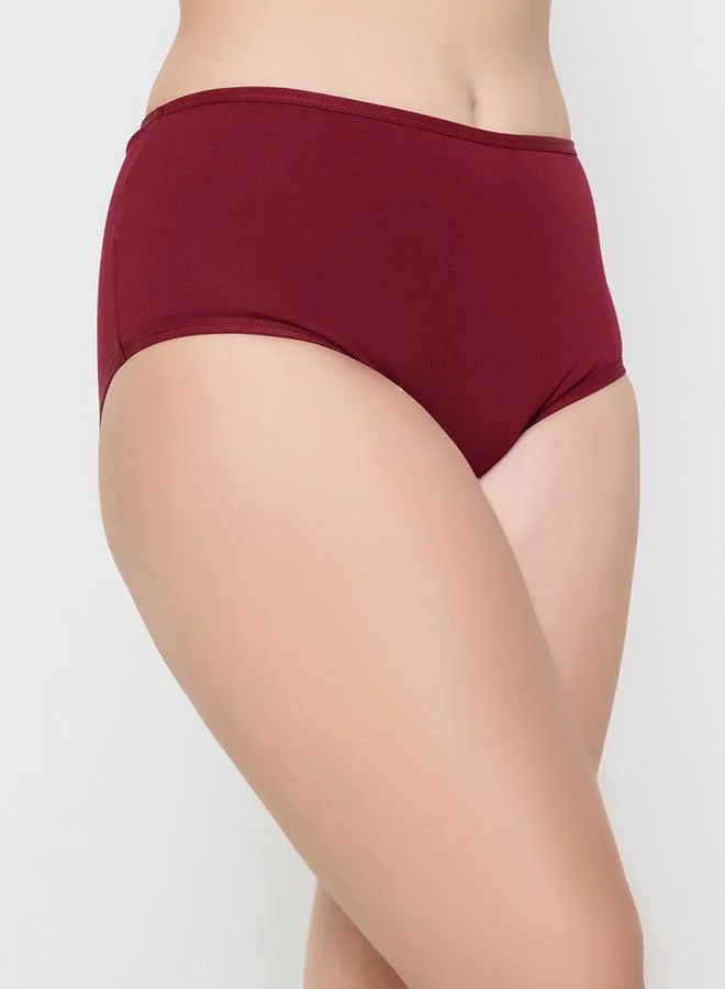 كلوفيا مجموعة من 3 سراويل داخلية بكيني بخصر عالي