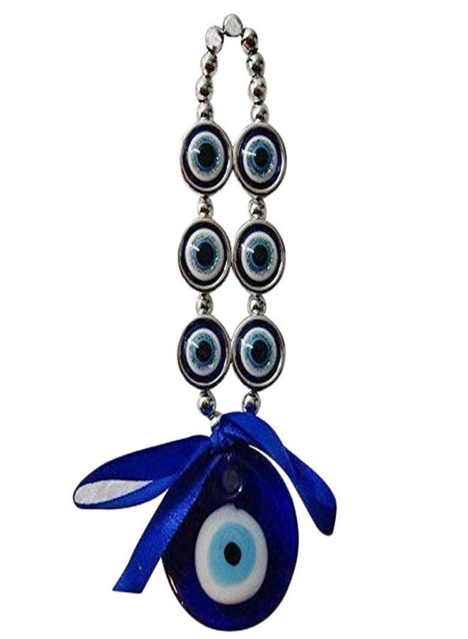 PANCIKAA Global Blue Medium Evil Eye Hanging for Car & Door/Office Hanging for Good Luck and Prosperity AAA Quality-7cm - Image 1