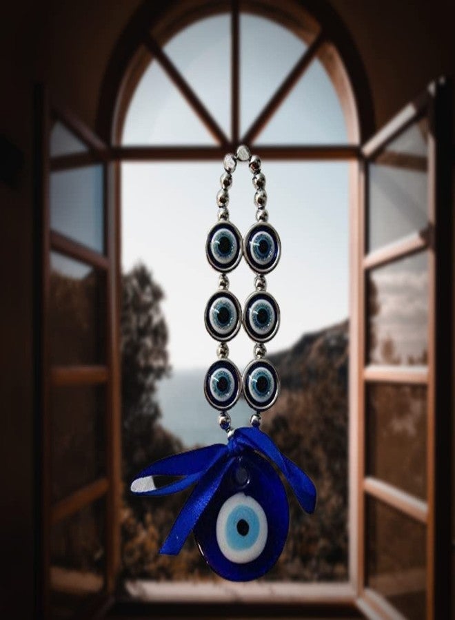 PANCIKAA Global Blue Medium Evil Eye Hanging for Car & Door/Office Hanging for Good Luck and Prosperity AAA Quality-7cm - Image 5