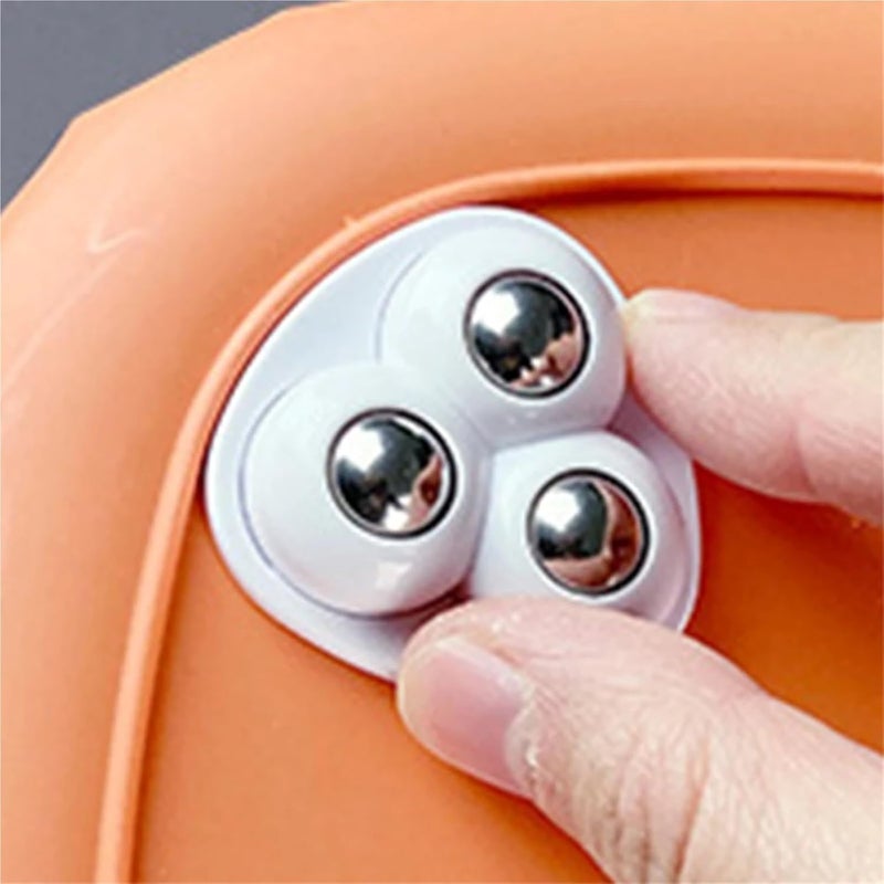 Black Style A Self Adhesive Swivel Caster Wheels 32pcs No Noise Furniture Casters - Image 3