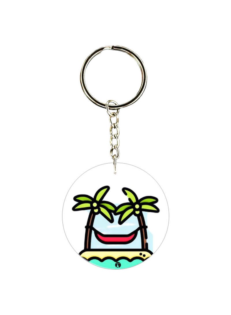 RKN Printed Double Sided Keychain