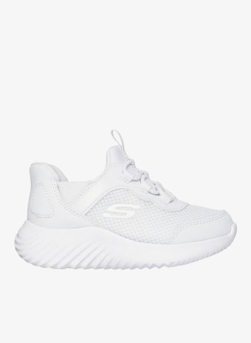 SKECHERS Kids' Bounder Slip-On School Shoes - 403822N-Wht - Image 1