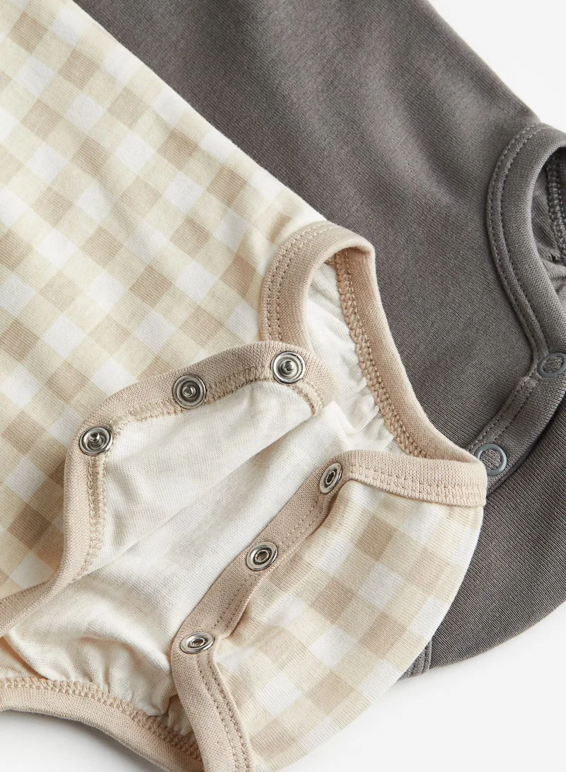 اتش اند ام Kids 2 Pack Assorted Picot-Trim Bodysuit