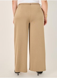 Styli Solid Wide leg tailored trouser  - Image 4