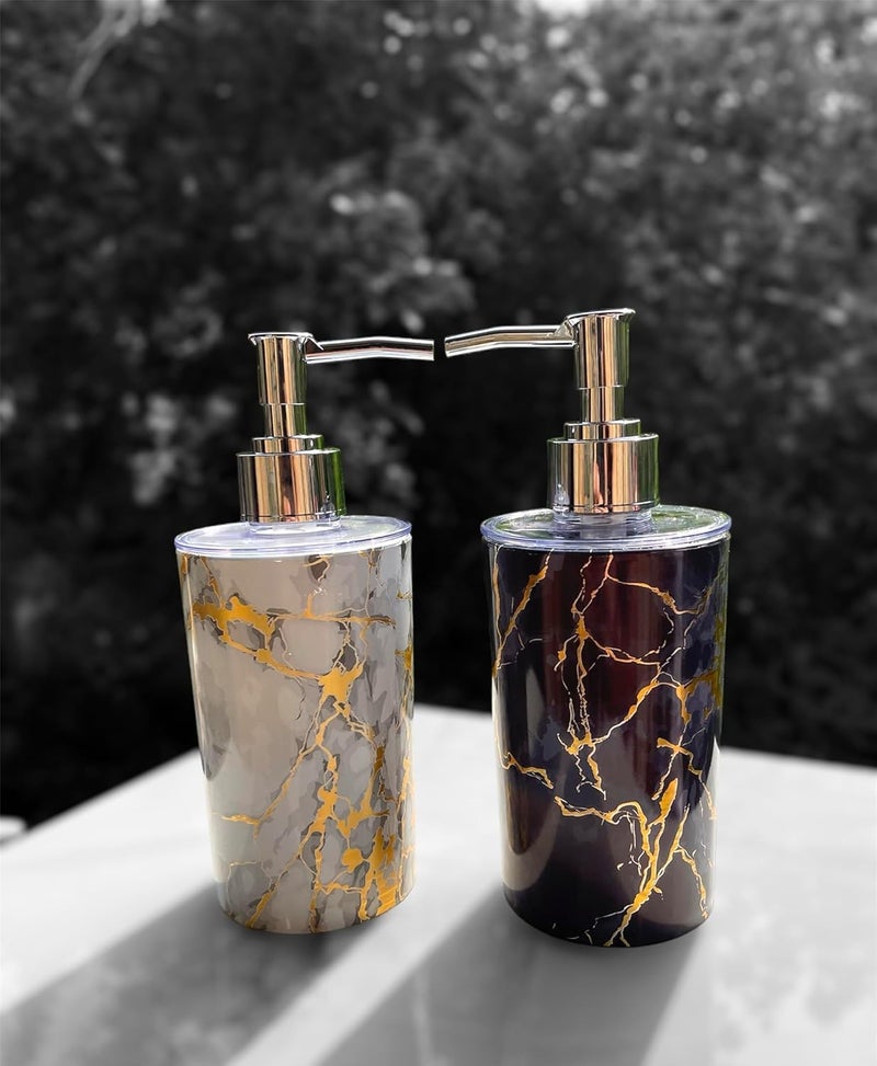 Haristar Soap Dispenser Bottle for Bathroom | Handwash Liquid Soap Dispenser Pump Bottle | Bathroom Accessories | 350ml (White) (Italyan) - Image 3
