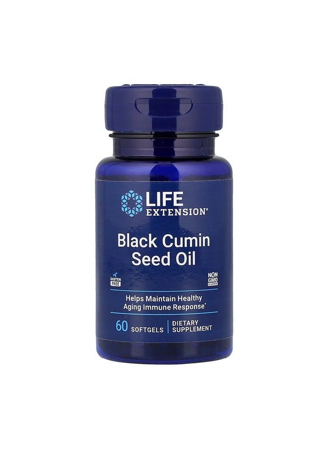 Black Cumin Seed Oil, 60 Softgels (500 mg per Softgel)