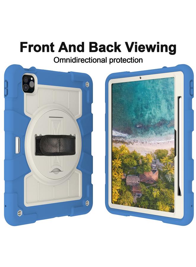 Zaboon Case For iPad Pro 11 2024 Silicone Hybrid PC Shockproof Tablet Case with Shoulder Strap - Image 4