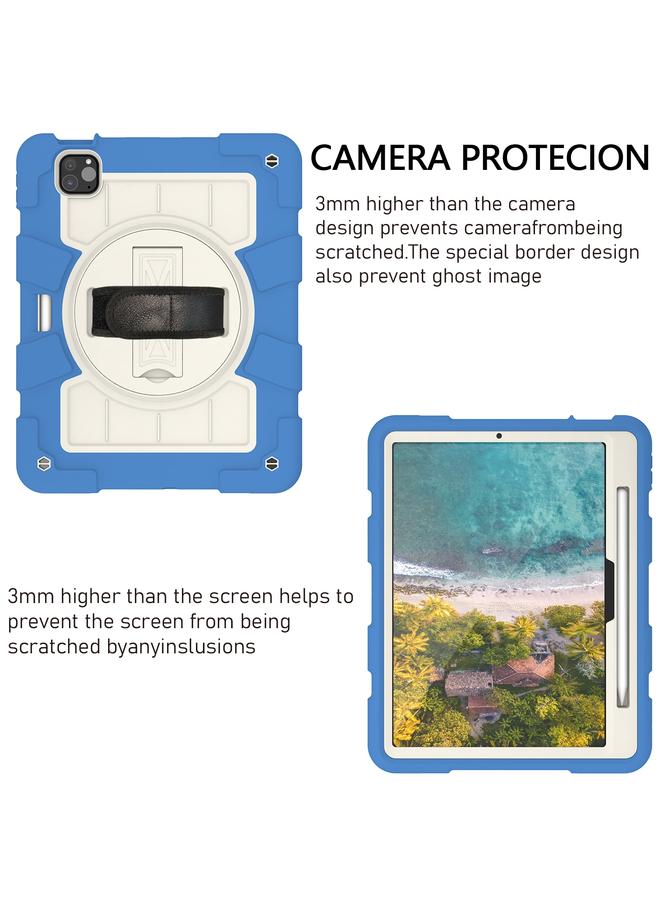 Zaboon Case For iPad Pro 11 2024 Silicone Hybrid PC Shockproof Tablet Case with Shoulder Strap - Image 3