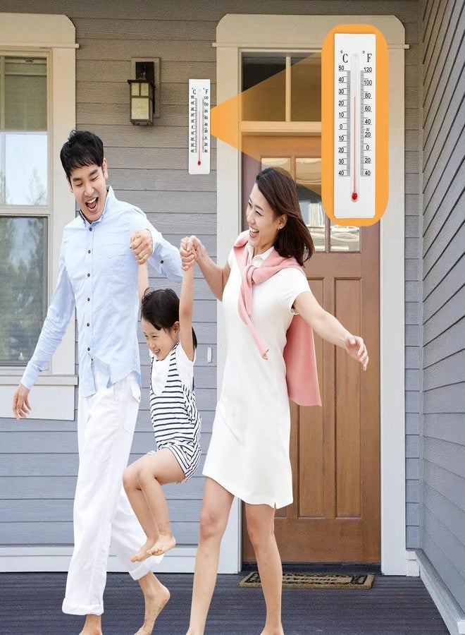 Dexspoeny Key Cabinet Outdoor, Key Lock Box, Thermometer Decorative Hide a Keys Lockbox for Outside Waterproof Dexspoeny Secret Hidden Storage Coins, Money and Hold House Spare Keys for Safe Storage - Image 5