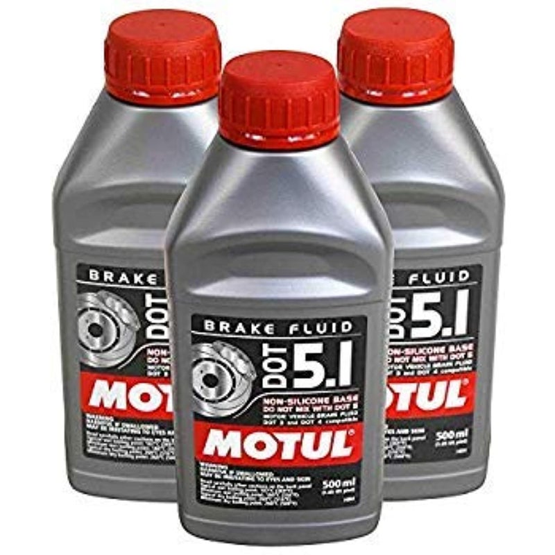 Motul DOT 5.1 High Temp. Brake Fluid (3 Pack) - Image 1