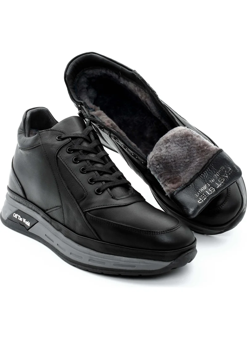 Fast Step Leather Fur Men's Sports Boots 722KMA317
