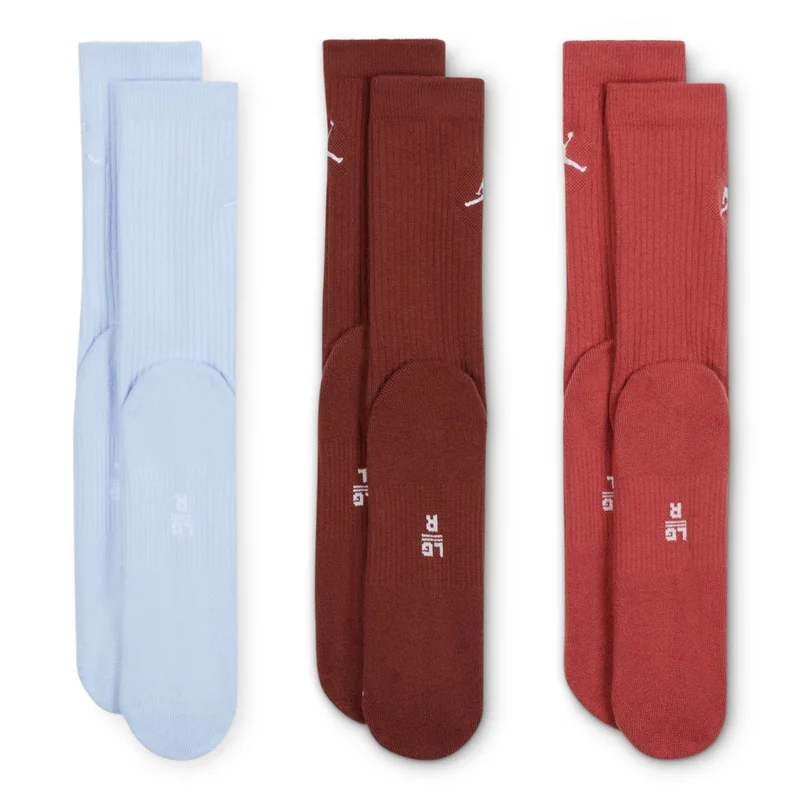 Jordan Multi-Colour Everyday Crew Socks (3 Pairs)  | Best Price UAE