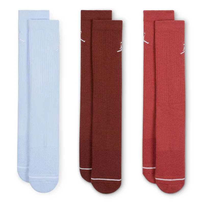 Jordan Multi-Colour Everyday Crew Socks (3 Pairs)  | Best Price UAE