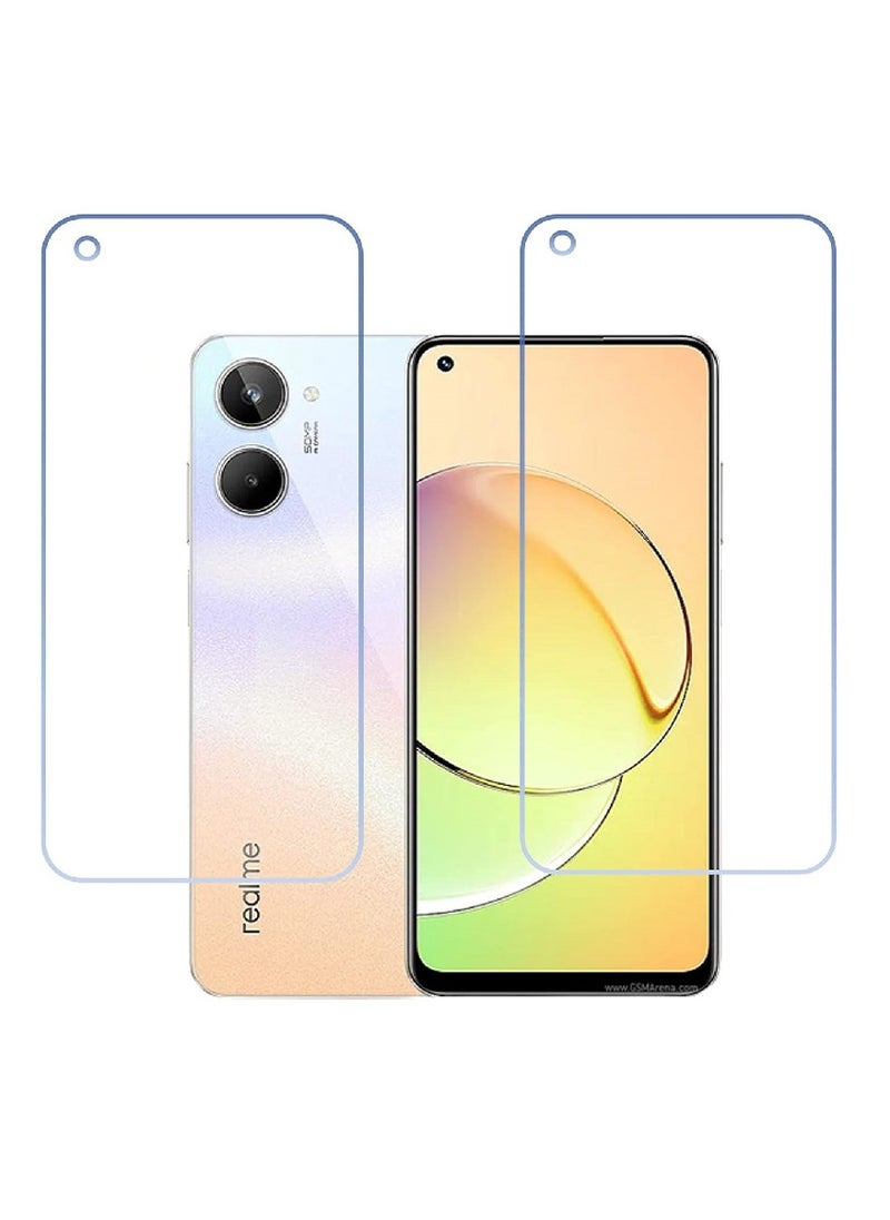 Super 2 Pieces Tempered Glass Screen Protector Clear Designed For Realme 10  Full Screen Coverage And Bubble Free - Image 1