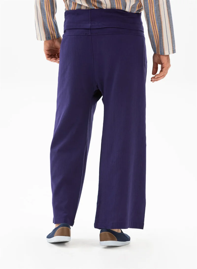 Eliş Şile Bezi Men's Sile Diaper Thai Fishing Trousers Purple Purple