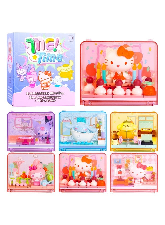 Hamee Sanrio Hello Kitty and Friends 'Me Time' Cute Building Blocks Blind Box - 1 Pc. Mystery Set (Birthday Gift, Party Favor, Gift Basket Filler, Stress Relief, Collectible Toy, Relaxation) - Image 1