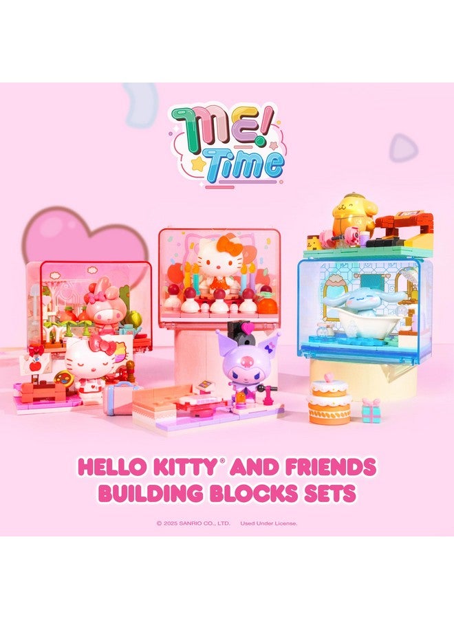 Hamee Sanrio Hello Kitty and Friends 'Me Time' Cute Building Blocks Blind Box - 1 Pc. Mystery Set (Birthday Gift, Party Favor, Gift Basket Filler, Stress Relief, Collectible Toy, Relaxation) - Image 2