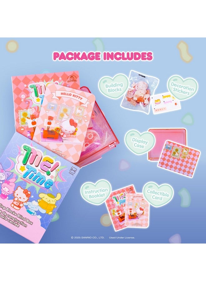 Hamee Sanrio Hello Kitty and Friends 'Me Time' Cute Building Blocks Blind Box - 1 Pc. Mystery Set (Birthday Gift, Party Favor, Gift Basket Filler, Stress Relief, Collectible Toy, Relaxation) - Image 5