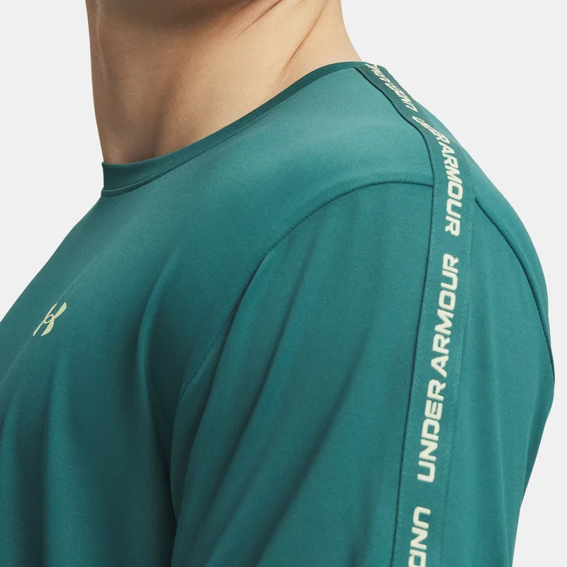 Under Armour Green Men's UA Tech Taping Training T-Shirt for Men | Best Price UAE