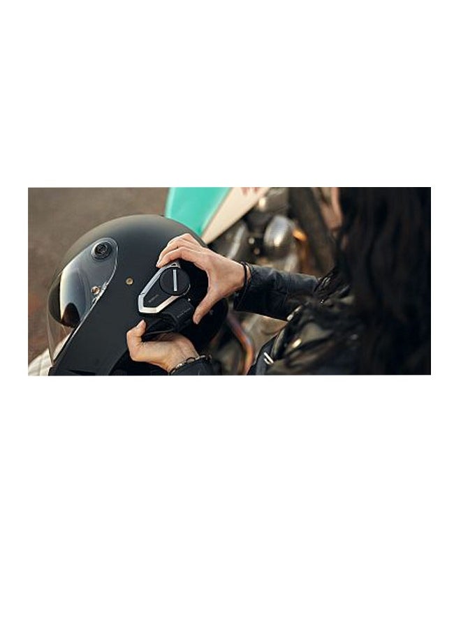 Sena - 50S-01 Single Motorcycle Helmet Bluetooth Headset Communication System with Mesh 2.0 Intercom | Boom Microphone Holder with Microphone Sponges | Advanced Noise Control & Wide volume control - Image 1
