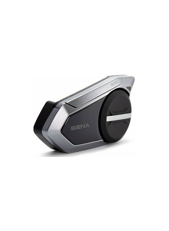 Sena - 50S-01 Single Motorcycle Helmet Bluetooth Headset Communication System with Mesh 2.0 Intercom | Boom Microphone Holder with Microphone Sponges | Advanced Noise Control & Wide volume control - Image 1